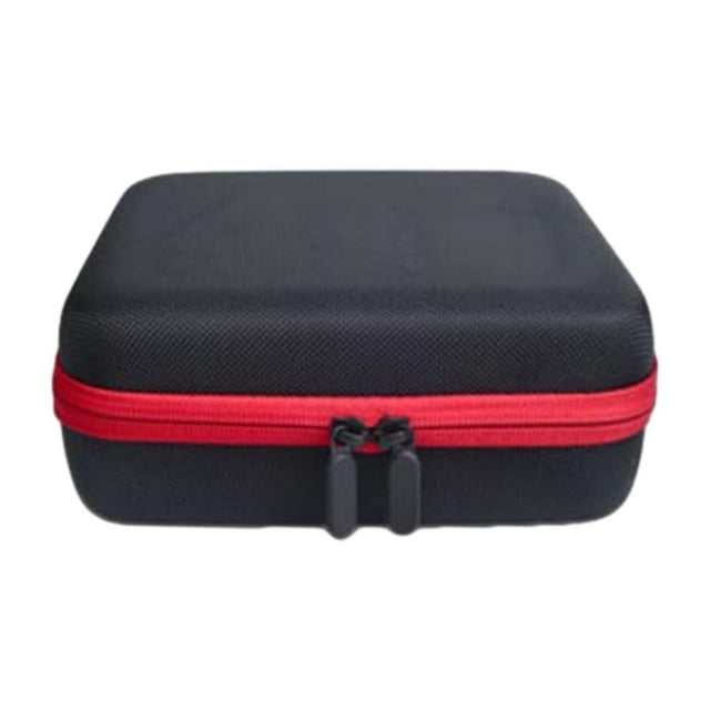 Luzkey Sac à dés Étui à dés Poignée Portable avec Plateau Fendu Amovible Peut Contenir jusqu'à 70 dés Jeux de Table Support de Transport Boîte de Rangement Rouge