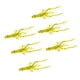 thumbnail image 4 of Señuelo de pesca de biónico de plástico suave Artificial de 6 uds., Swimbait de 8cm/23g Amarillo Sharpla Simulación de gusano blando cebo, 4 of 8