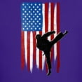 thumbnail image 3 of CafePress - USA Flag Team Taekwondo Kids Light T Shirt - Dark T-Shirt Kids XS-XL, 3 of 4