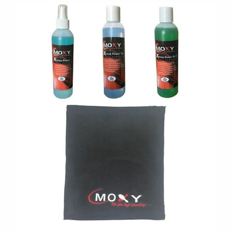 Leather Package - Moxy Xtreme Power Bowling Ball Cleaner Package with Shammy