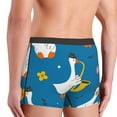 thumbnail image 5 of Disketp Cartoon Goose Men'S Boxer Briefs,Soft And Breathable Cotton Underwear With Comfortflex Waistband, 5 of 8
