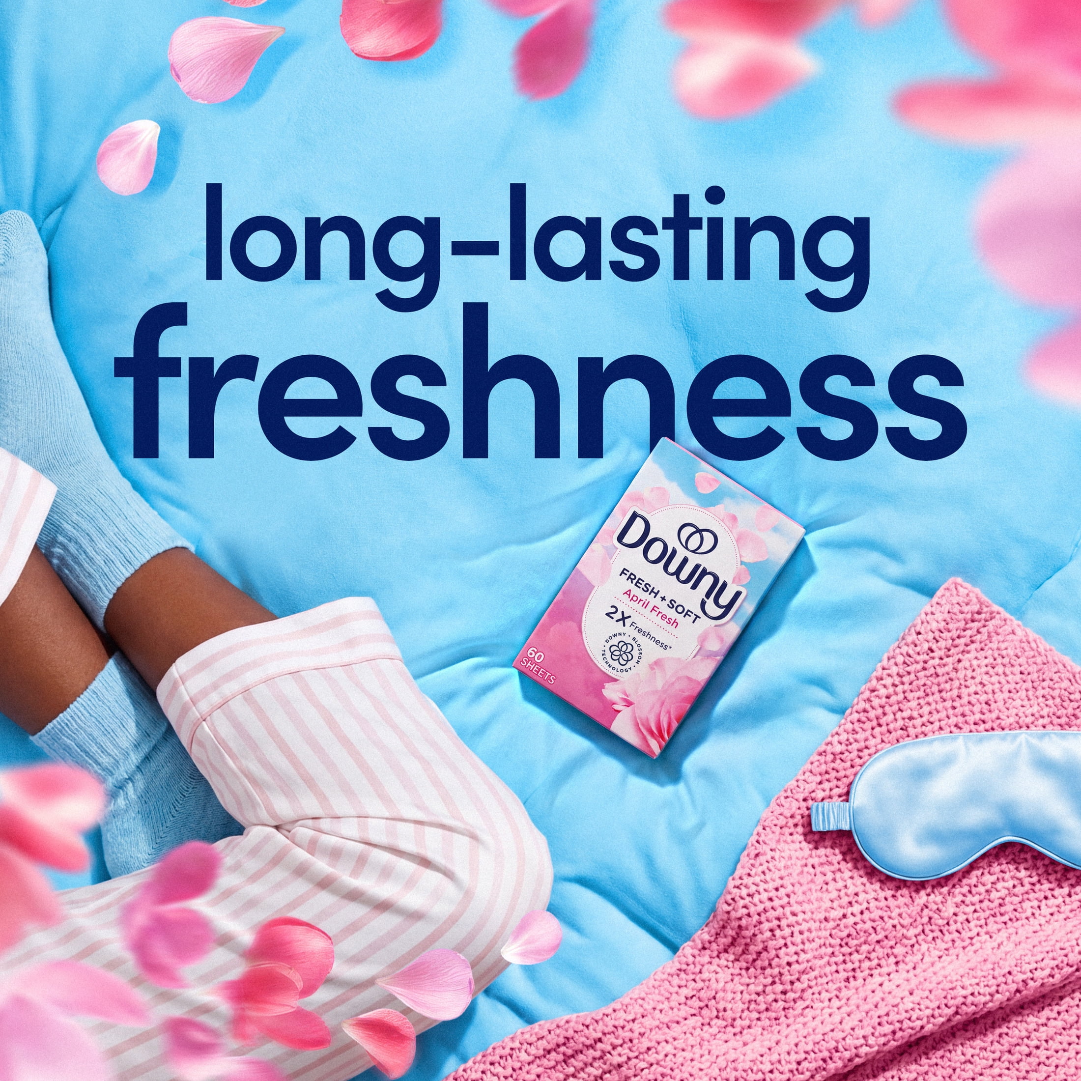 Downy Dryer Sheets, April Fresh, 60 Count