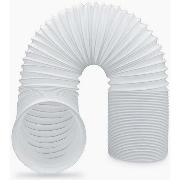 Portable Ac Air Conditioner Hose, Heat Wear Resistance Retractable Vent for Portable Units, Flexible Polypropylene Adjustable Length Exhaust Hose with Counterclockwise Thread,