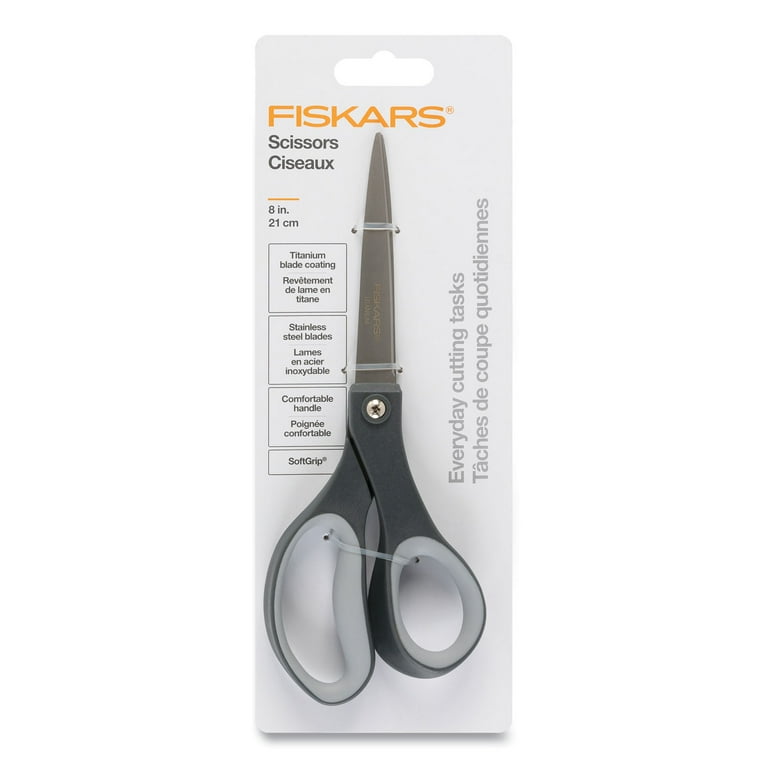 Everyday Titanium Softgrip Scissors, 8 Everyday Titanium Softgrip Scissors, 8