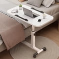 thumbnail image 4 of Table de Chevet au-Dessus du Lit avec Roulettes, Table de Chevet Mobile pour Hôpital avec Plateau Inclinable, Table au-Dessus du Lit à Hauteur Réglable, 4 of 7