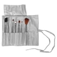 thumbnail image 1 of 7pcs Makeup Brushes Set Loose Powder Eyeshadow Blush Brush Cosmetic Tool with Storage Bag (Silver), 1 of 14