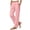 2# Pink, variant on Linen Pants Women Petite Casual Straight Leg Pants Ladies Elastic Waist Pull On Trousers with Pockets,Cotton Soft Breathable ankle pants,Split Button Design Gray XL
