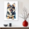 thumbnail image 3 of Swedish Vallhund Dog Art Canvas, Pet Wall, Polygon Art Print on Canvas Canvas, large wall art, bathroom wall art, Ready to Hang,Living Room,Bedroom ＆ Office, 3 of 4