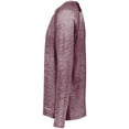 thumbnail image 4 of Holloway Sportswear M Electrify Coolcore® Long Sleeve Tee Maroon Heather 222570, 4 of 5