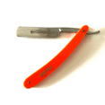 thumbnail image 2 of Men’s Solid Barber Straight Razor Shaving Tool Hair Removal Hashir Brand Orange Handle, 2 of 5