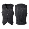 thumbnail image 2 of Chaleco victoriano Steampunk Baoblaze Jacquard para Hombre, 2 of 8