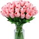 thumbnail image 1 of 15 tulipanes artificiales de seda de tacto real para decoración del hogar, Día de la Madre, primavera, boda, ramos, arreglos florales., 1 of 8