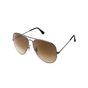 Ray-Ban RB3025 Aviator Large Metal Sunglasses - Size - 62 (Crystal Brown Gradient)