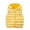 Yellow, variant on SHUNSUI Kids Hooded Vest Ears Design Winter Sleeveless Coat Outerwear Boys Girls Size 2-3 Years