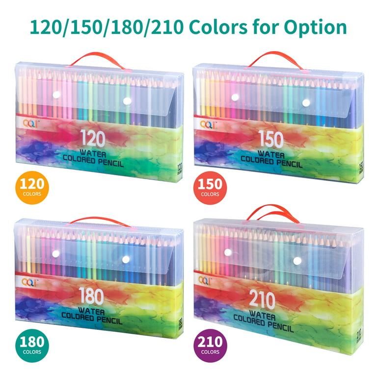 120 Colored Pencils Professional Watercolor Pencils Set Water