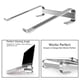 thumbnail image 5 of Soporte para Computadora Portátil Estable Soporte Profesional Elevador Pta Baoblaze soporte de computadora de aluminio, 5 of 8