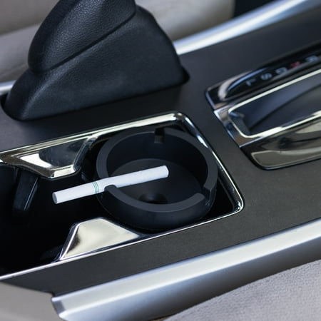 Auto-Drive, Portable Black PPS Plastic Flame Retardant Material, Butt Bucket Ashtray