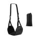 thumbnail image 1 of Reposapiés para avión, viaje, tren, accesorios de vuelo portátiles, hamaca para el talón del pie Negro, 1 of 9