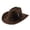 Coffee-b, variant on PLHWHYQ Vintage Short Brim Hat for Men Women, Faux Suede Dress Hat with Decorative Feather & Metal Badge Coffee-b A