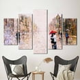 thumbnail image 5 of Valentines Gift Printed, Landscape Art, View Art, Couple With Red Umbrella, Gift for Couples Canvas, City Landscape Canvas, Canvas Wall Decor - Gallery Wrapped, 5 of 9