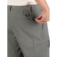 thumbnail image 4 of Men's Realtree Hybrid Fishing Shorts, Grey Pebble, S, 4 of 7