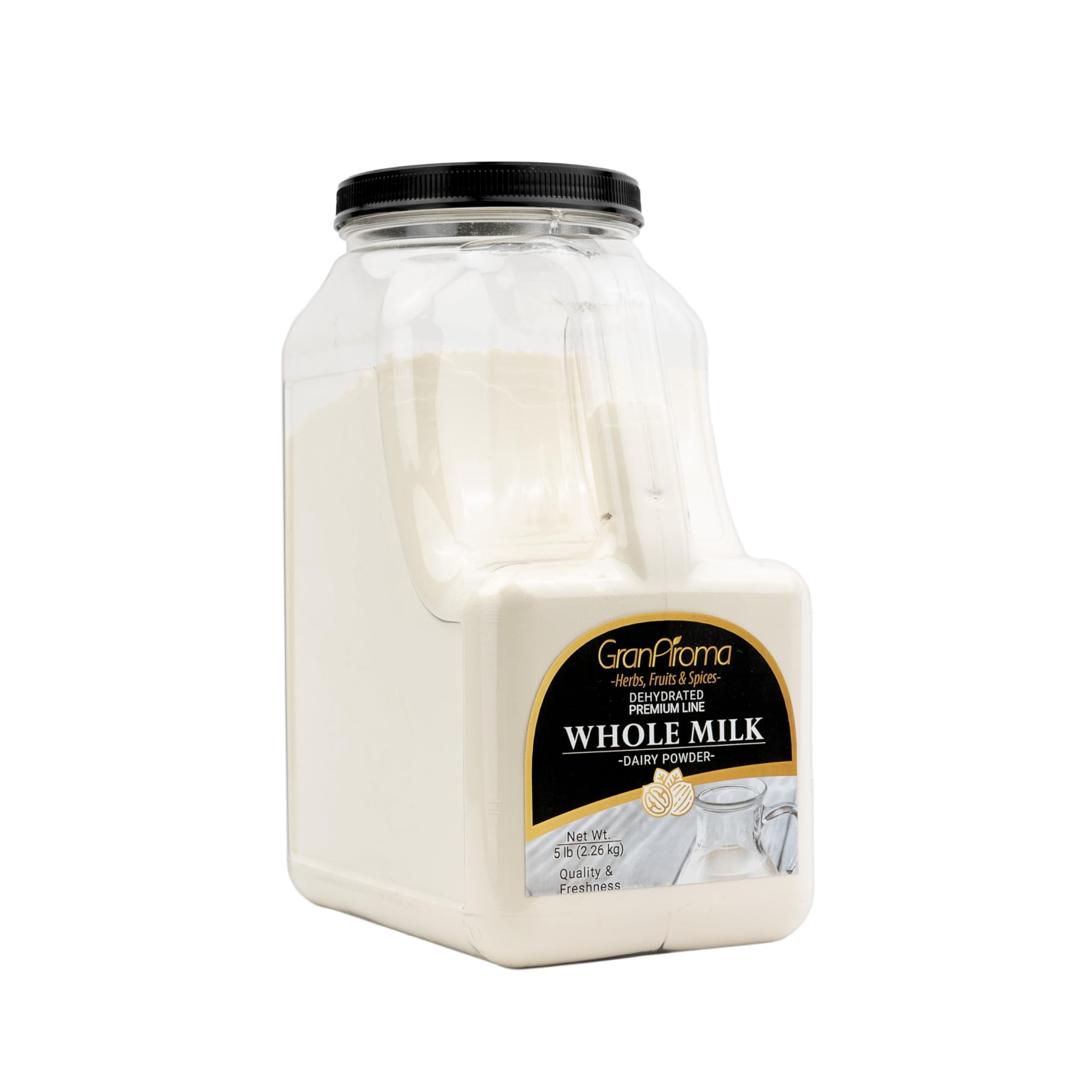 GranAroma Whole Milk Powder, Rich & Creamy, Perfect for Baking & Beverages 5 Pound