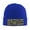 Blue, variant on Camouflage Pattern Winter Beanie Hats for Men Women Warm Cozy Knitted Cuffed Skull Cap Black