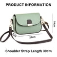 thumbnail image 2 of Small Crossbody Bags for Women Trendy Flap Saddle Purses with Shoulder bag, 2 of 6