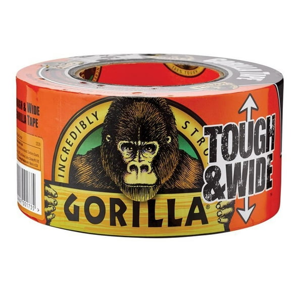 Gorilla Glue - Ruban Gorilla Résistant & Grand 73mm x 27m Noir