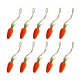 thumbnail image 1 of 10pcs Festive Easter Carrot Hanging Ornaments Foam Carrots with Rope Party, 1 of 5