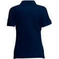 thumbnail image 2 of Fruit Of The Loom Womens Lady Fit Short-Sleeved Polo Shirt, 2 of 2