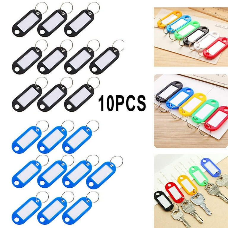 KeyUnity 6pcs Stainless Steel Key Chain, KS04 Quick Released