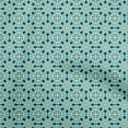 thumbnail image 1 of oneOone Cotton Jersey Teal Blue Fabric Arabic Moroccan Diy Clothing Quilting Fabric Print Fabric By Yard 58 Inch Wide, 1 of 4