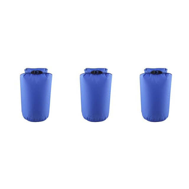 Transemion Waterproof Dry Bag Roll Top Dry Compression Sack for Rafting Boating Hiking Camping 75L blue 75L 3Set