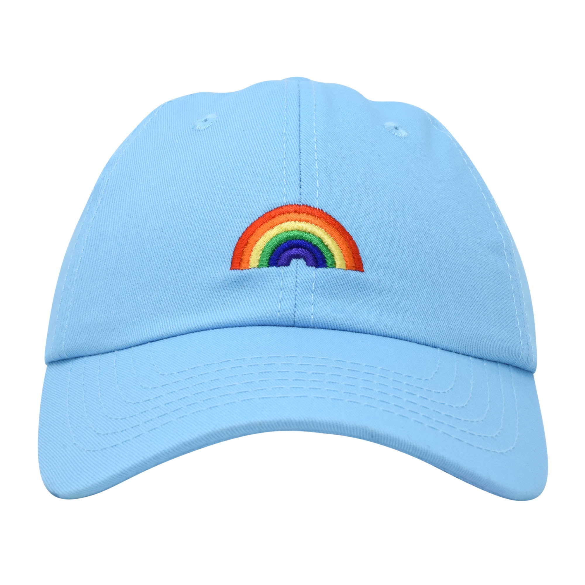 DALIX Rainbow Baseball Cap Womens Hats Cute Hat Soft Cotton