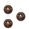 thumbnail image 2 of Adornos de madera perfecl 3 piezas Papá Noel decoración colgantes, 2 of 8