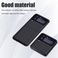 thumbnail image 5 of Estuche De Teléfono De Fibra De Carbono Compatible Con Samsung Z Flip 3 Estuche Protector De Teléfono Delgado Antihuellas Dactilares Cateissary EL016272-00, 5 of 5