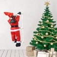 thumbnail image 2 of Colgante de Papá Noel, Cuerda de Escalada, Escalera, Muñeca, Puertas de Muñecas de Navidad, Colgante de Muñeco de Papá Noel para Festivales en Casa, H 125 cm x 30 cm, 2 of 8