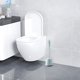 thumbnail image 5 of Cepillo de baño para esquina muerta, cepillo de limpieza de baño, mango largo, montado en la pared, azul, 5 of 8