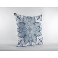 thumbnail image 2 of Amrita Sen Space Forest Double Sided Suede Pillow, Zippered, Blue, 2 of 5