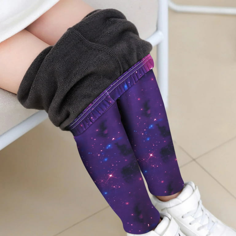 nsendm Little Girl Workout Clothes Autumn Clothing Trousers Kids Pants  Girls Dresses for Girls Size 14-16 Purple 5-6 Years