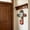 C, variant on Gallickan The US Independence Day Round Wooden Sign Pendant, Star Stripe Welcome Sign for Door Wall, 1pc