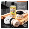thumbnail image 3 of Kit de aceite y cera para tablas de cortar CLARK'S Food Grade, 360 ml, 3 of 7