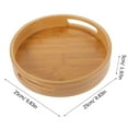 thumbnail image 2 of PENIKOKO Khaki Tea Table Tray with Elegant Simple Design, Perfect for Serving, Kitchen, Dining, and Home Use, 2 of 8