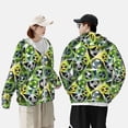 thumbnail image 4 of Lsque Football Doodle UPF 50+ Lightweight Sun Protection Men's Women's Long Sleeve Shirt, Hoodie Performance -Medium, 4 of 9