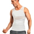 thumbnail image 1 of Men's Body Shaping Clothes Mesh Breathable Abdominal Tighting Belly Shaping Chest Shaping Back Tight Fitness Training Vest, 1 of 2