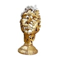 thumbnail image 4 of Figura con rostro humano, adorno, decoración del hogar, escultura abstracta, moderna Oro, 4 of 9