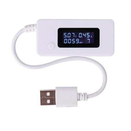 

LCD USB Charger Capacity Current Voltage Tester Meter For phone bank