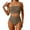 X1 Khaki, variant on Bikini Set for Women 2 Piece High Waisted Slim Fit Swimsuits for Women Scoop Neck Women's Bathing Suit 2026