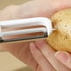 thumbnail image 4 of Cuchillo y Pelador de Frutas de Acero Inoxidable 2 en 1 de Doble Cabeza – Herramienta de Cocina Portátil Multifuncional con Mango Ergonómico para Cortar y Pelar Verduras de Manera Eficiente, 4 of 7